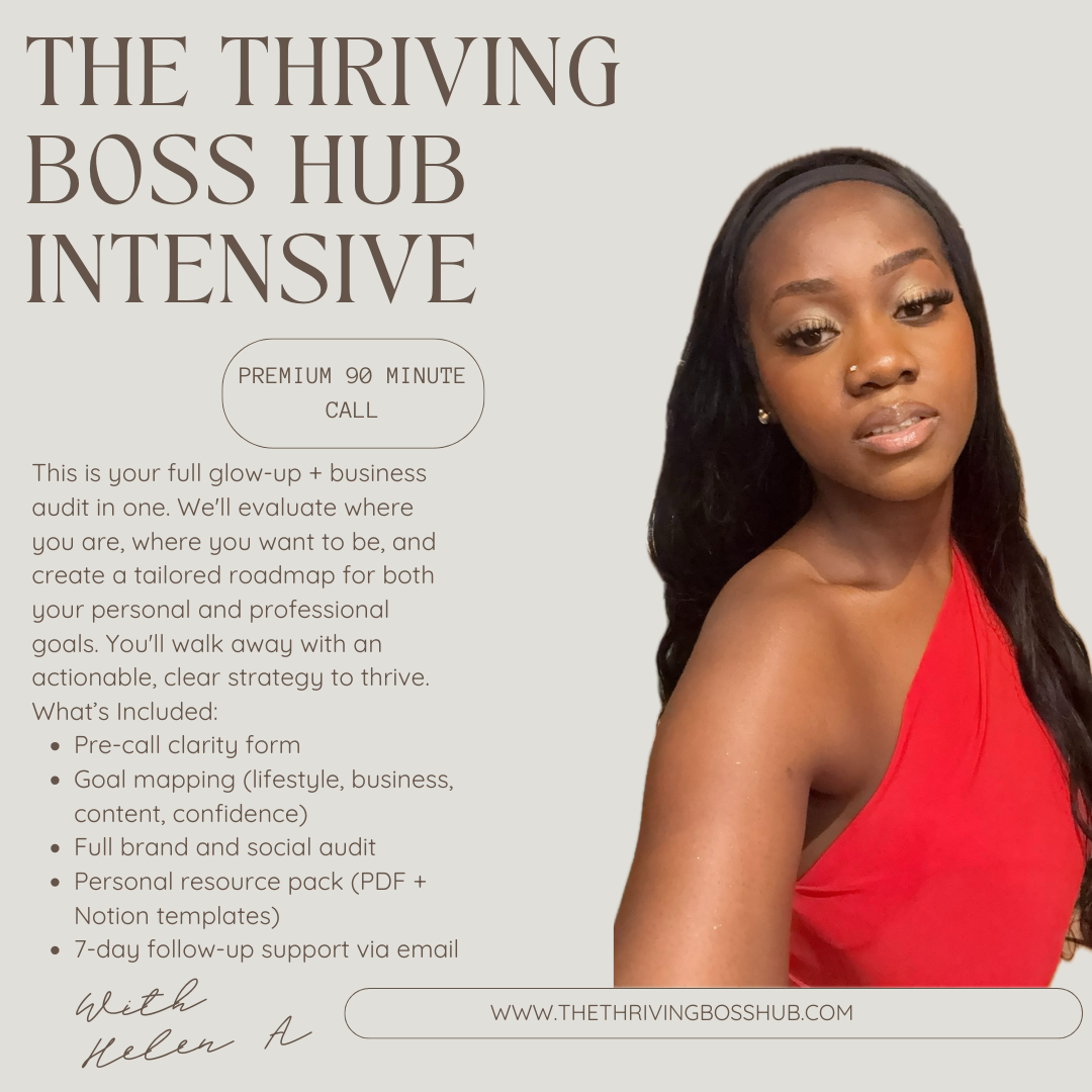THE THRIVING BOSS HUB INTENSIVE CALL (90 MINUTES)