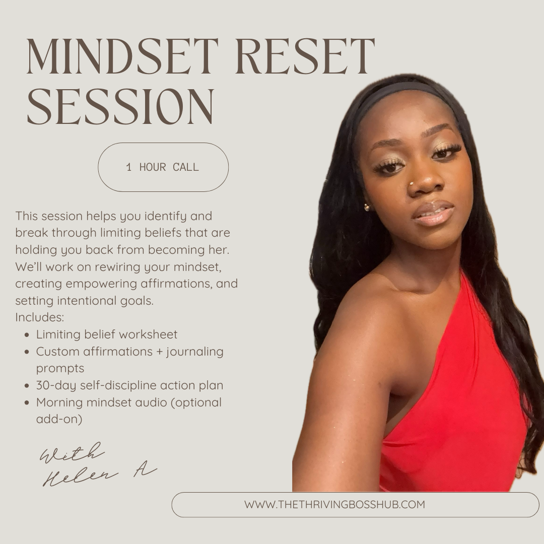 MINDSET RESET SESSION (1 HOUR)