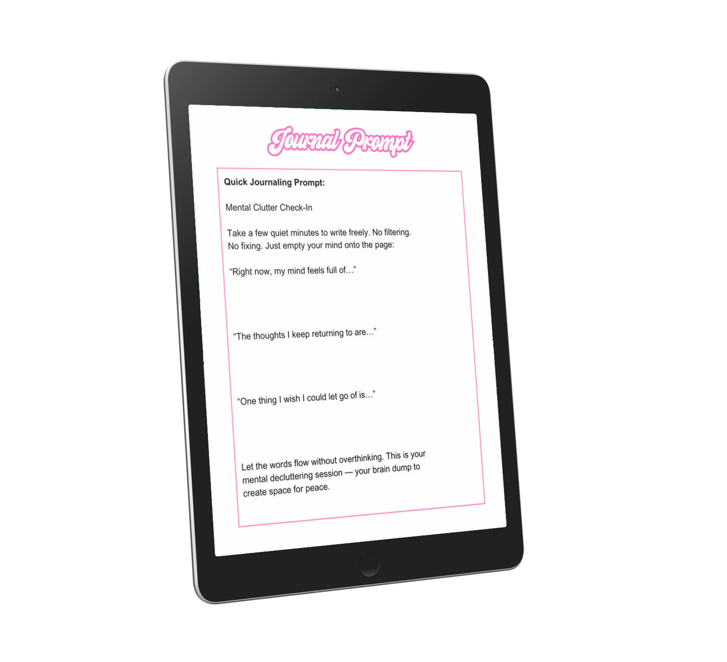 THE MINI MENTAL WELLBEING BOOK (PRINTABLE EBOOK GUIDE)