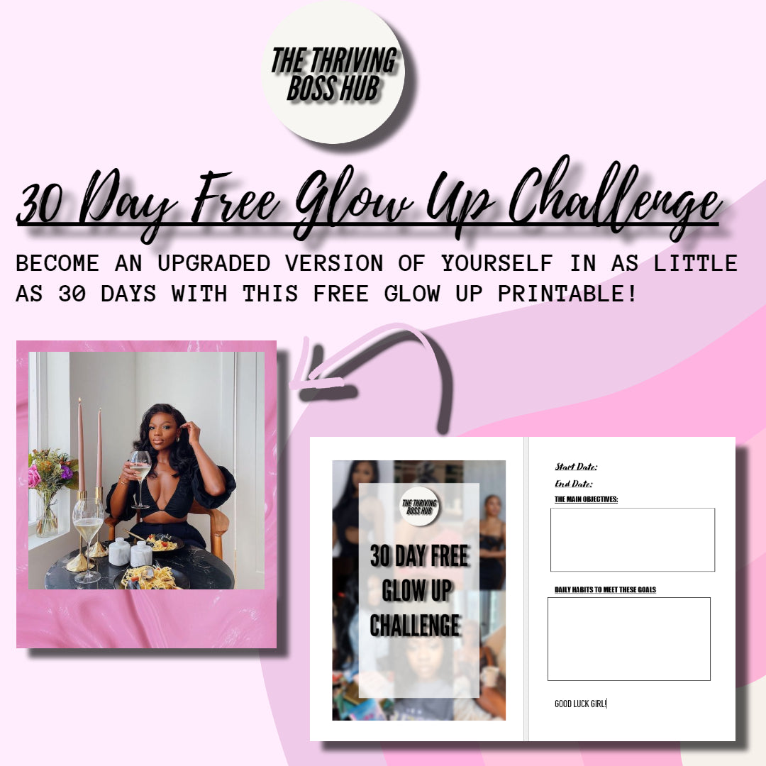 FREE 30 DAY GLOW UP CHALLENGE